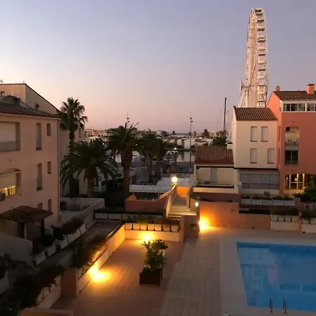 Cap D'agde Centre Port Avec Parking Prive Et Belle Vue Port Et