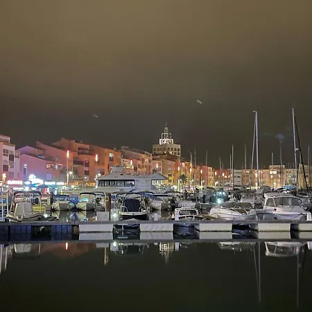 Cap D'agde Centre Port Avec Parking Prive Et Belle Vue Port Et Apartman