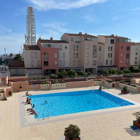 아파트 Cap D'agde Centre Port Avec Parking Prive Et Belle Vue Port Et *